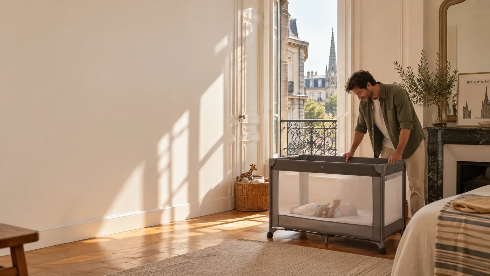 Location de matériel de puériculture à Bordeaux pour un séjour en famille avec bébé